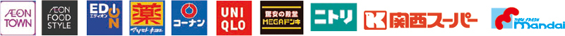 食品スーパー、ホームセンター、ドラッグストアなどのアイコン