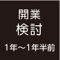 開業検討（1年～1年半前）